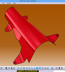 آموزش پیشرفته مدلسازی حرفه ای مدل ورقکاری در نرم افزار کتیا